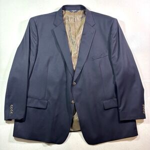 mens navy blue Joseph & Feiss Gold blazer jacket sport suit coat all season 56R